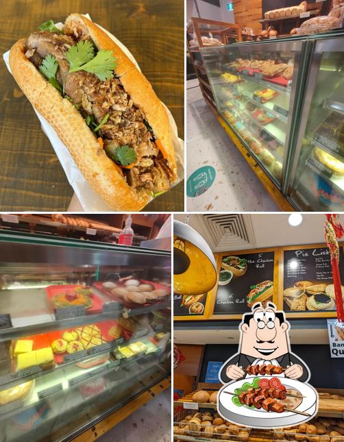 Banh mi and bakery display at Top Ryde Bakers House